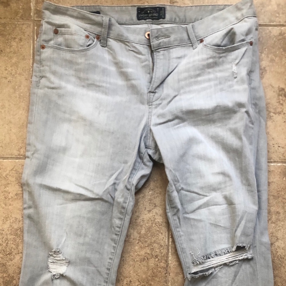 Lucky Brand Grey Skinny Lolita Jeans